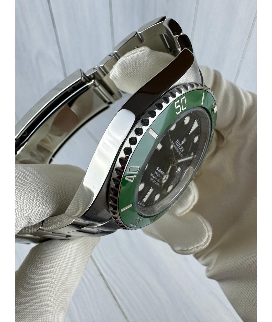 ROLEX Зеленые часы, фото 6