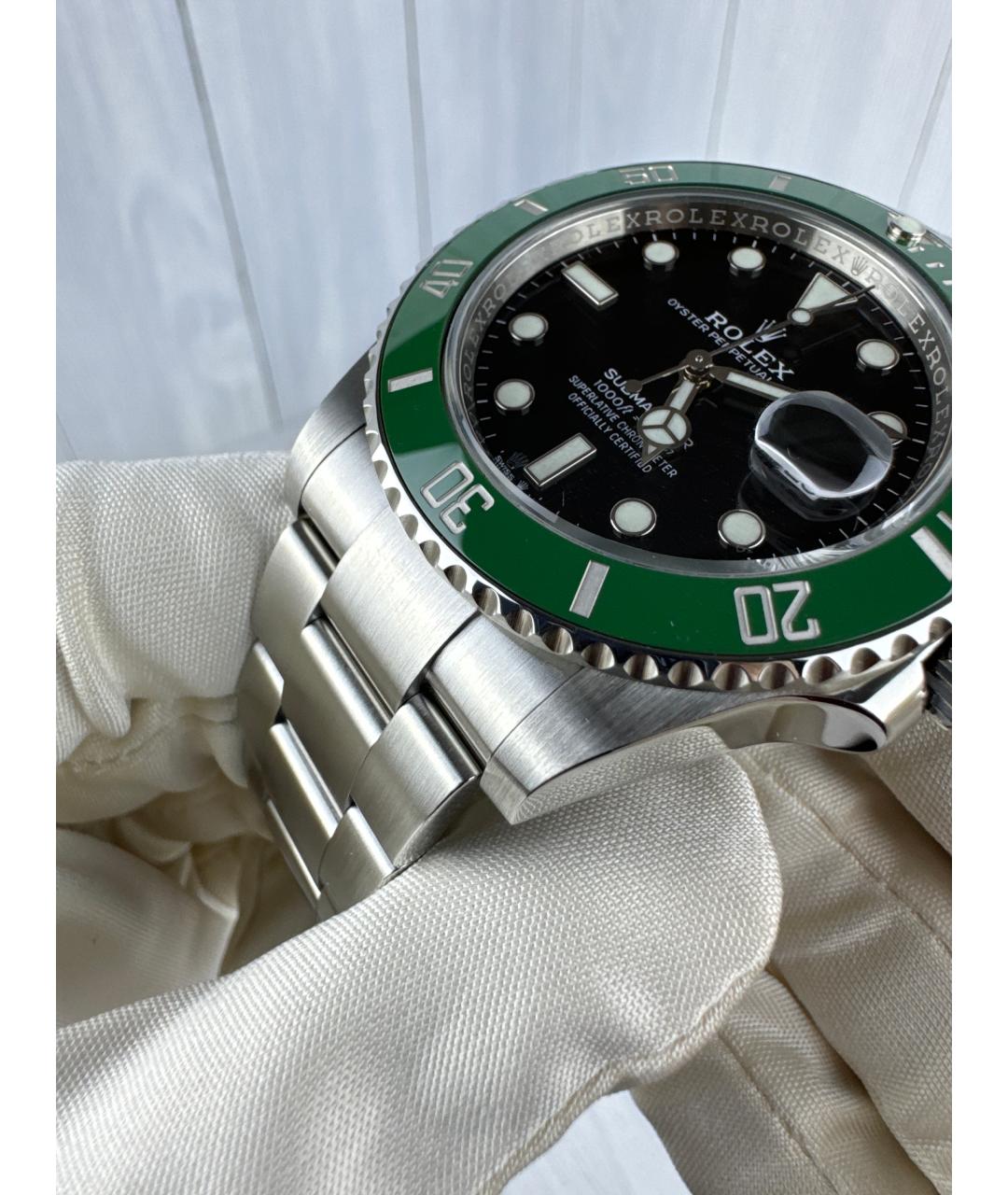 ROLEX Зеленые часы, фото 4
