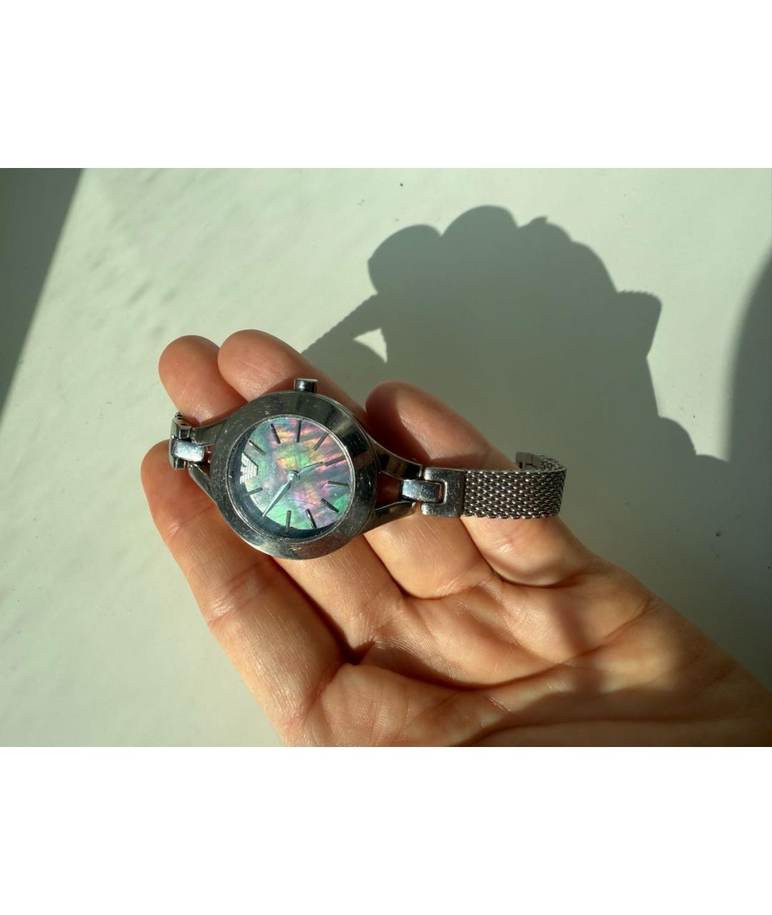 EMPORIO ARMANI Серебряные часы, фото 2