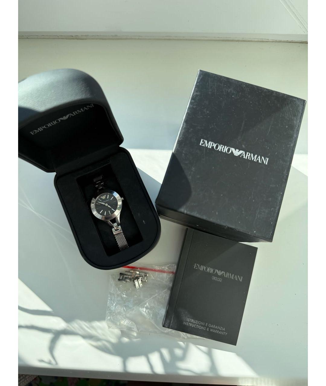 EMPORIO ARMANI Серебряные часы, фото 4