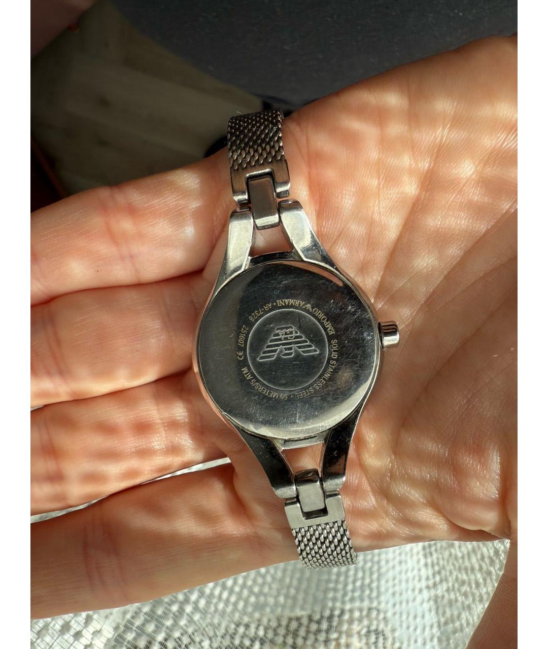 EMPORIO ARMANI Серебряные часы, фото 3