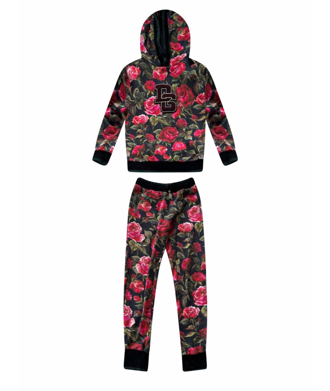 DOLCE&GABBANA Бордовый повседневный костюм, фото 1