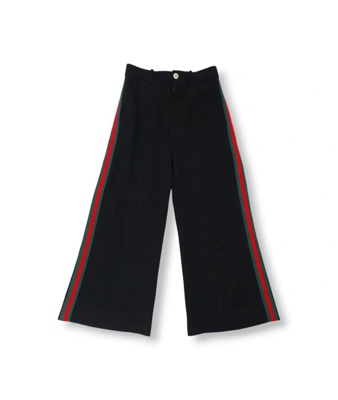GUCCI Черные вискозные кюлоты, фото 8