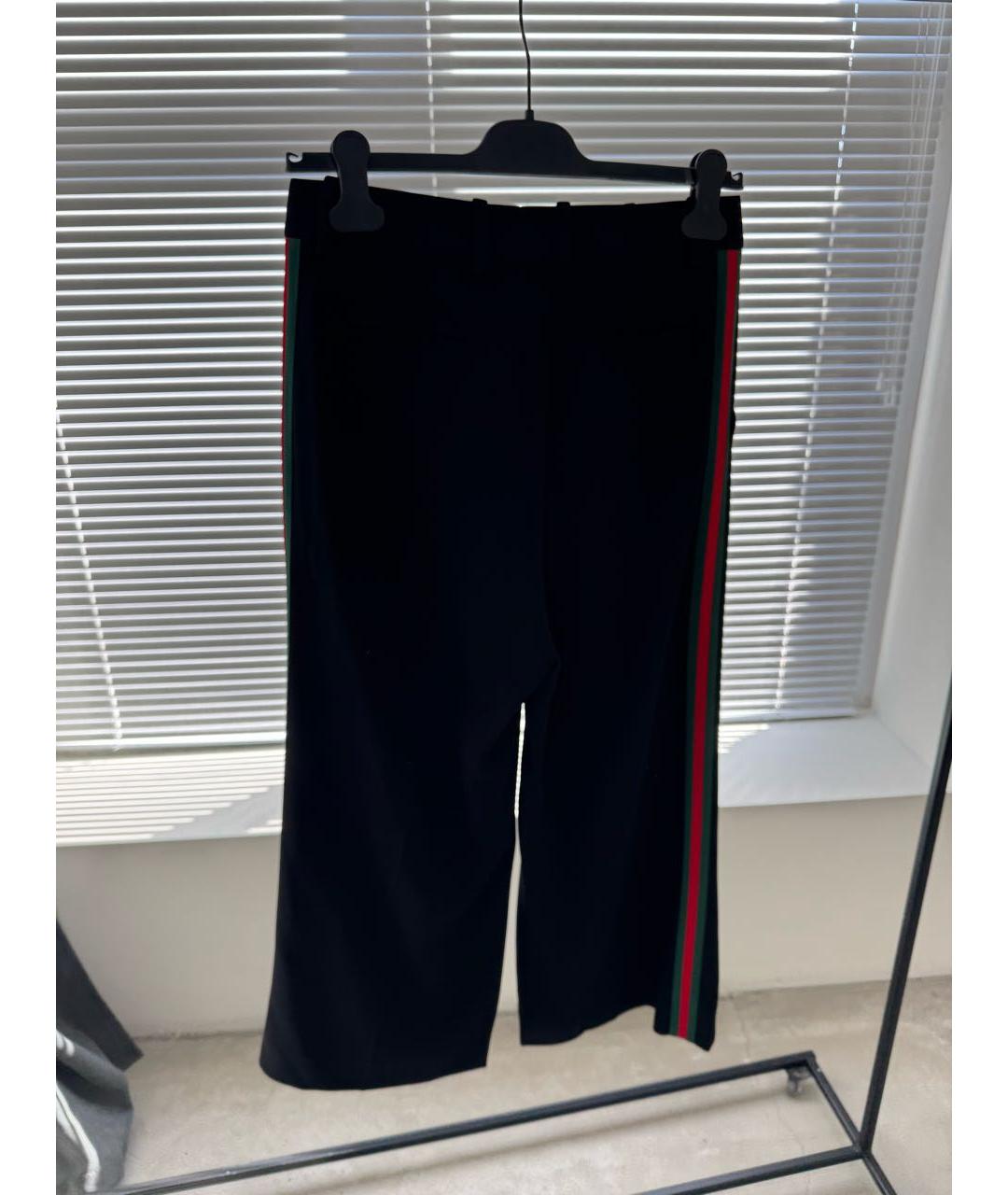 GUCCI Черные вискозные кюлоты, фото 7