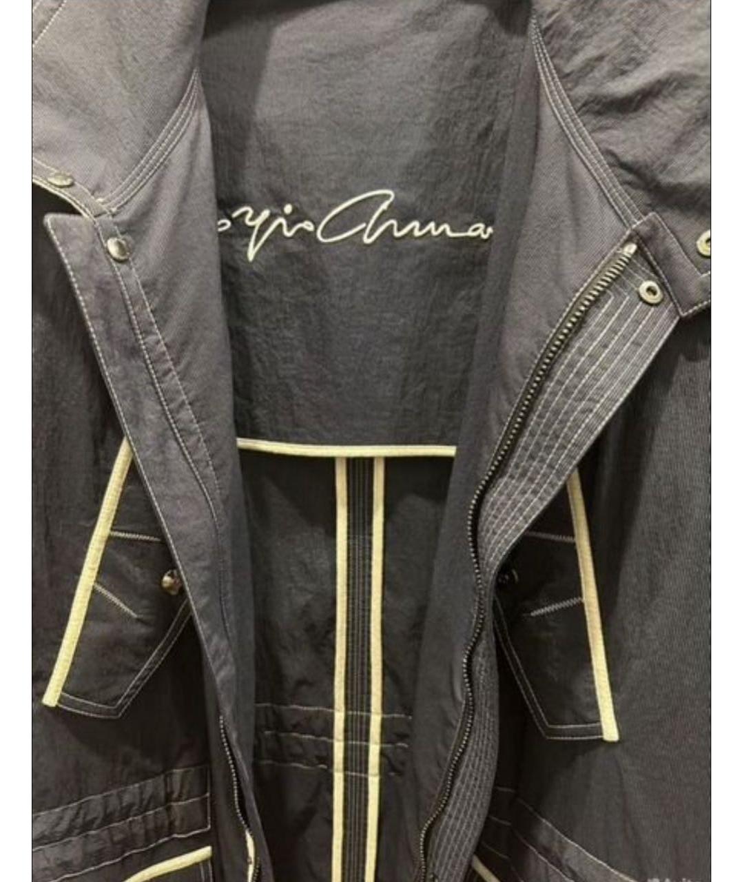 GIORGIO ARMANI Синяя полиамидовая парка, фото 3