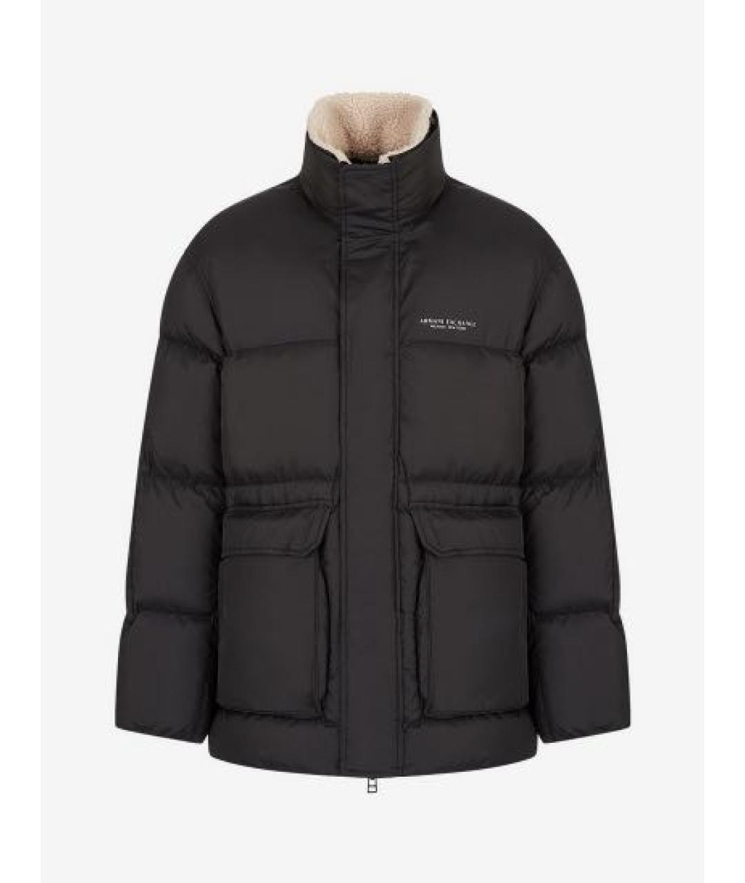 ARMANI EXCHANGE Черный пуховик, фото 9