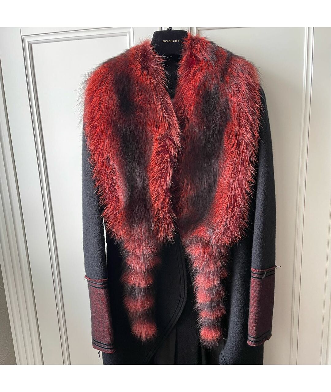 GIVENCHY Черное шерстяное пальто, фото 3