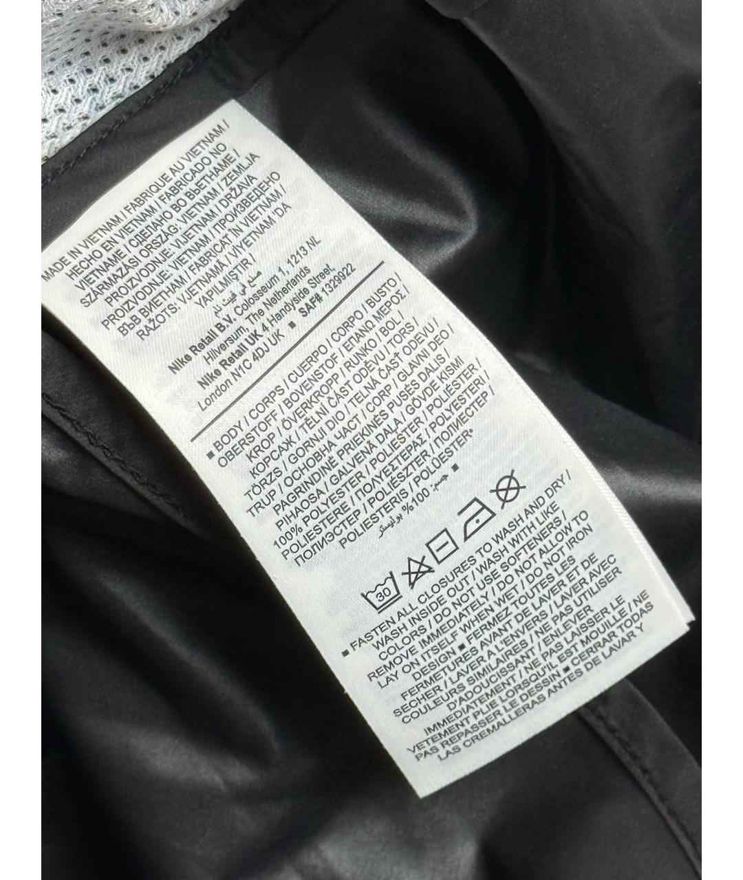 NIKELAB Черная полиэстеровая куртка, фото 8