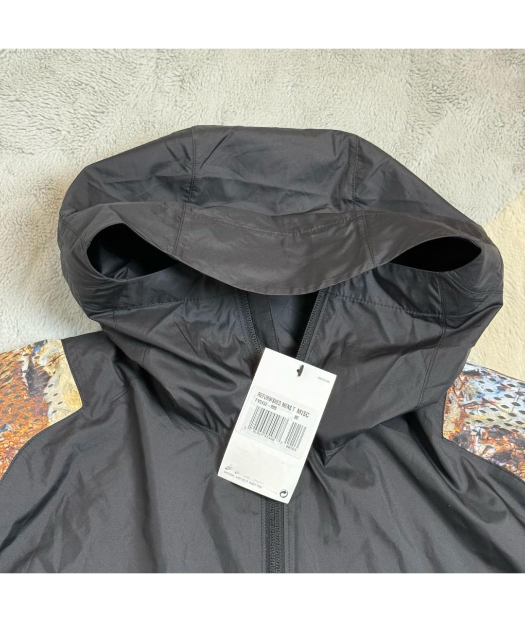 NIKELAB Черная полиэстеровая куртка, фото 6