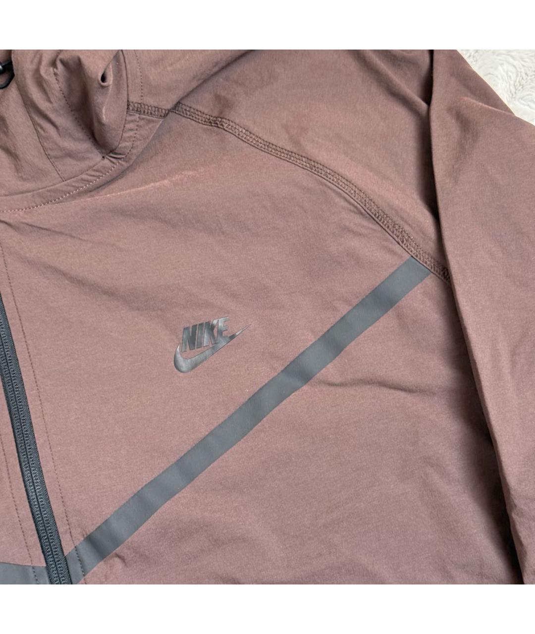 NIKE Коричневая полиэстеровая куртка, фото 3