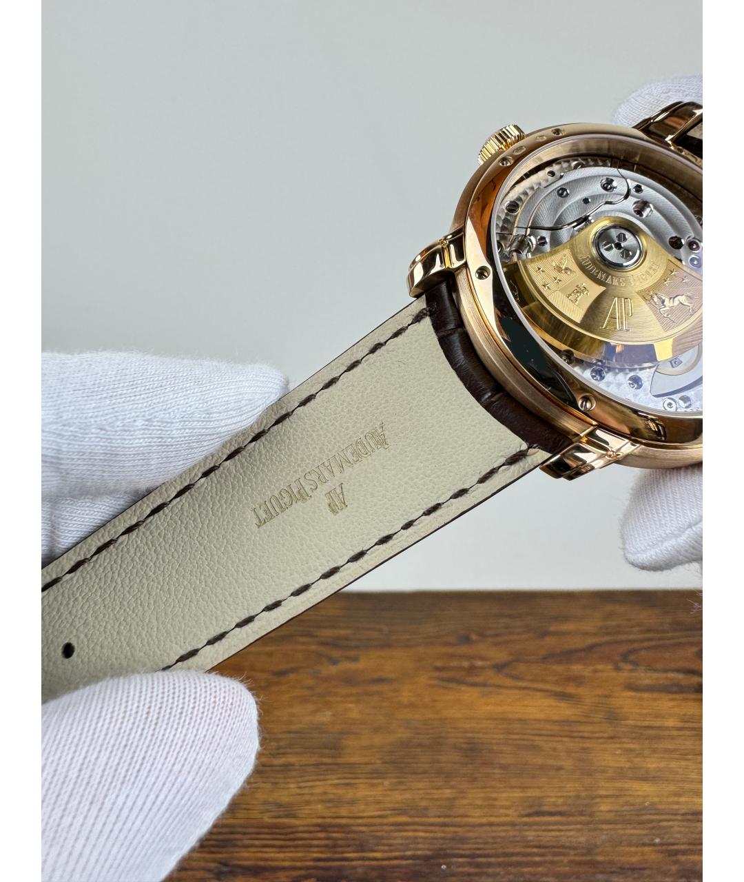 Audemars Piguet Серые часы из розового золота, фото 7