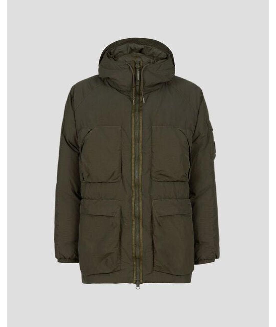 CP COMPANY Хаки полиамидовый пуховик, фото 9