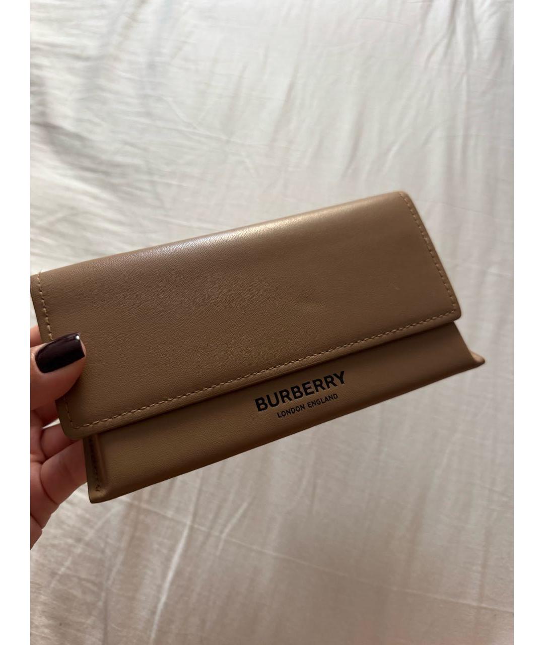 BURBERRY Черные пластиковые солнцезащитные очки, фото 4