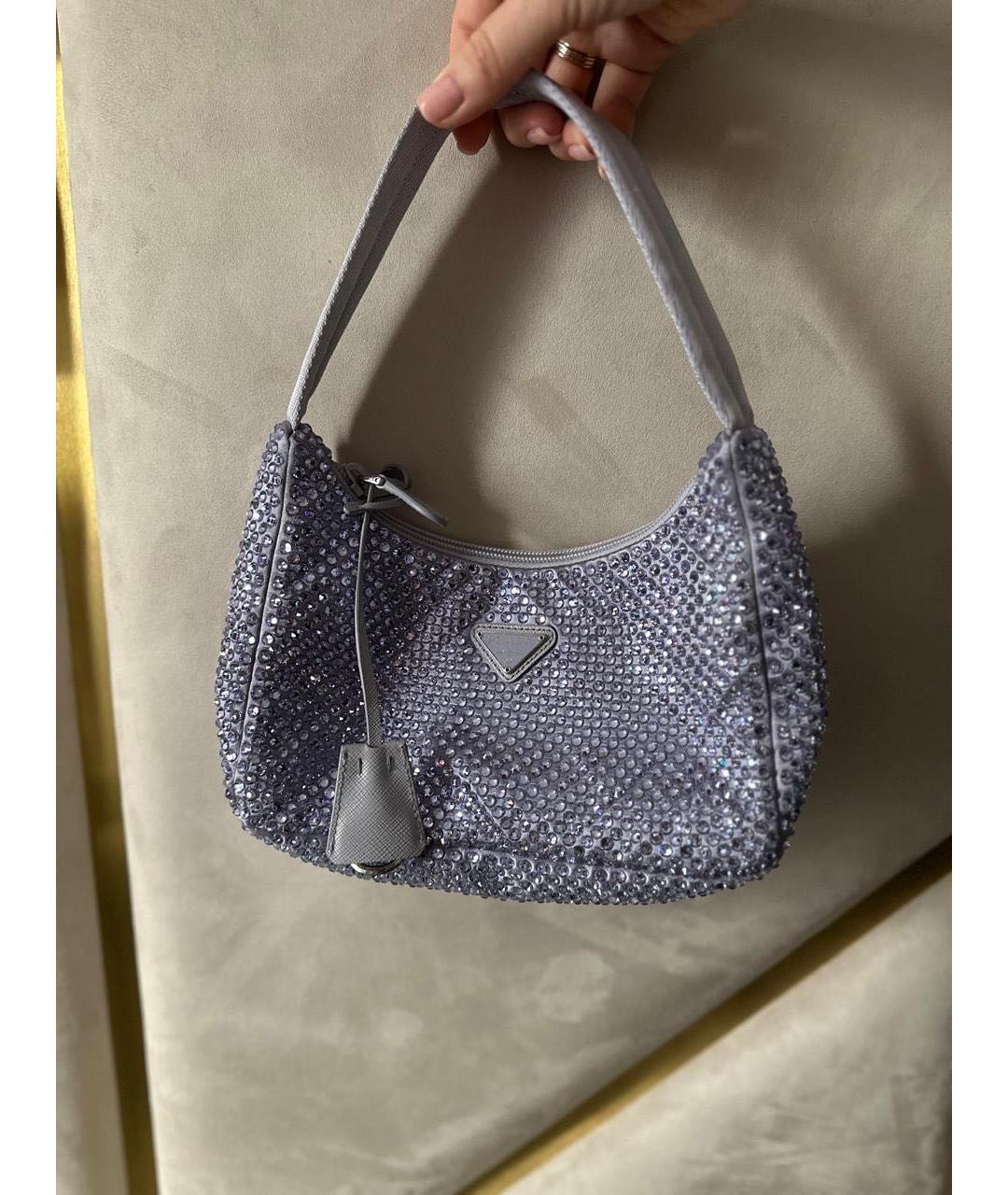 PRADA Фиолетовая сумка через плечо, фото 9