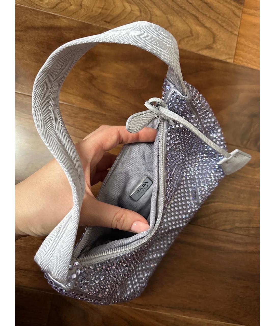 PRADA Фиолетовая сумка через плечо, фото 8