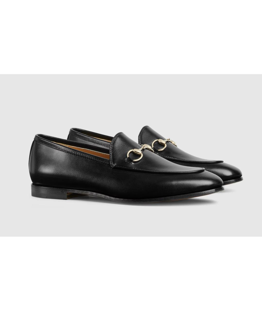 GUCCI Черные кожаные лоферы, фото 2