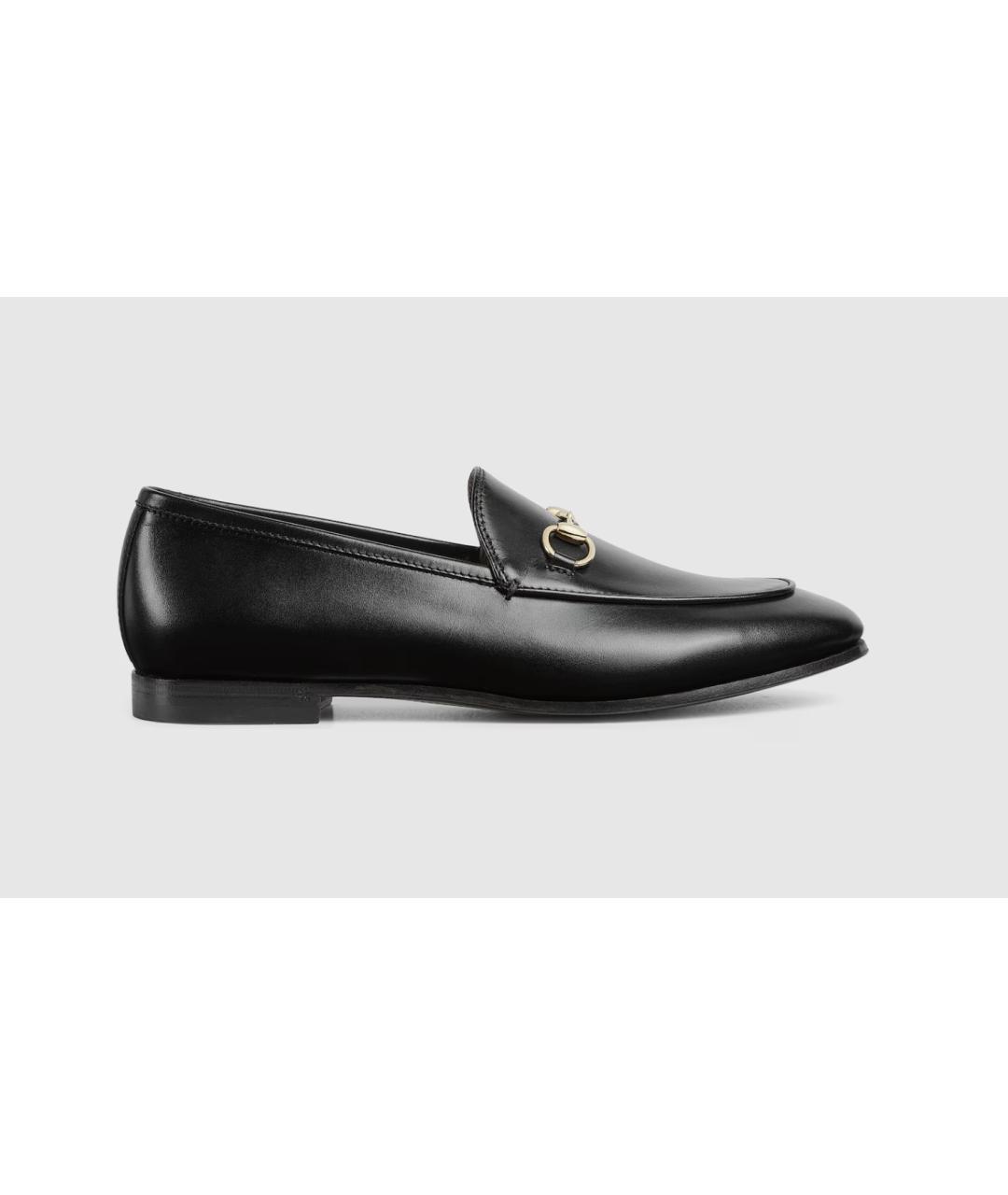 GUCCI Черные кожаные лоферы, фото 6