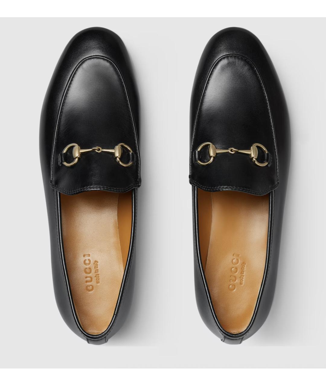 GUCCI Черные кожаные лоферы, фото 5
