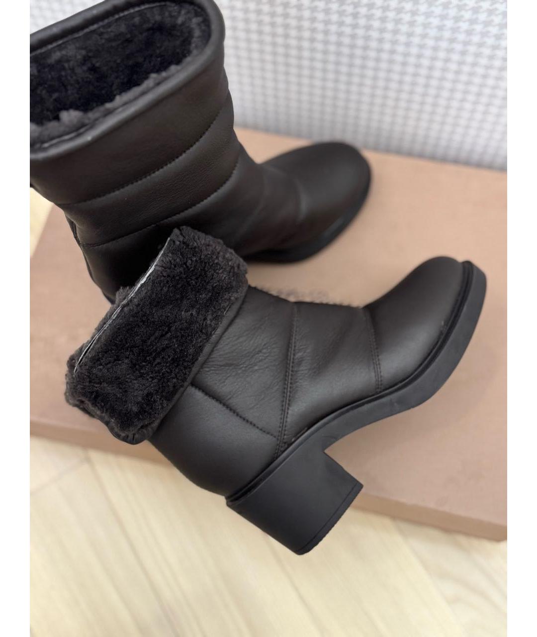 GIANVITO ROSSI Коричневые кожаные ботинки, фото 5