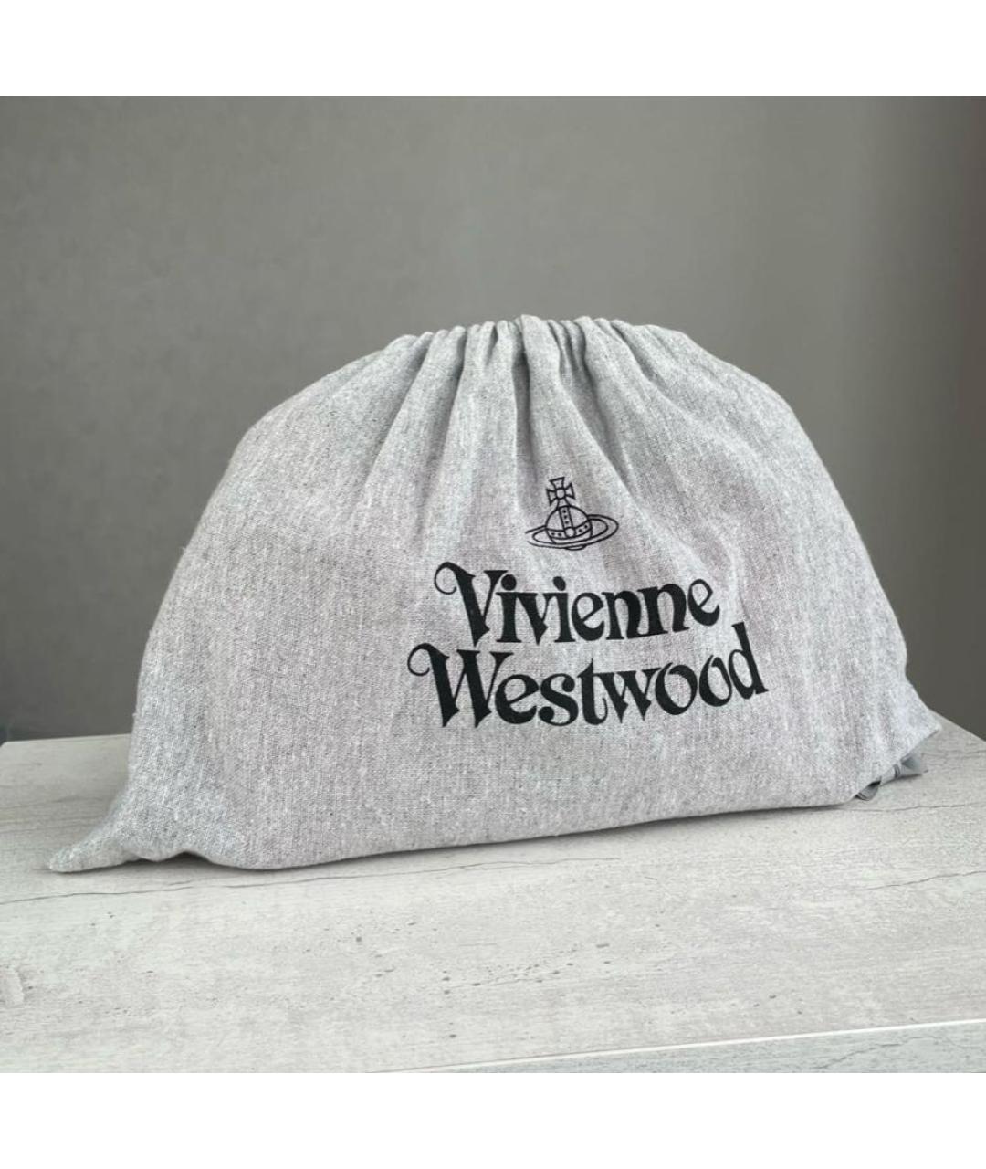 VIVIENNE WESTWOOD Розовая сумка с короткими ручками из лакированной кожи, фото 4