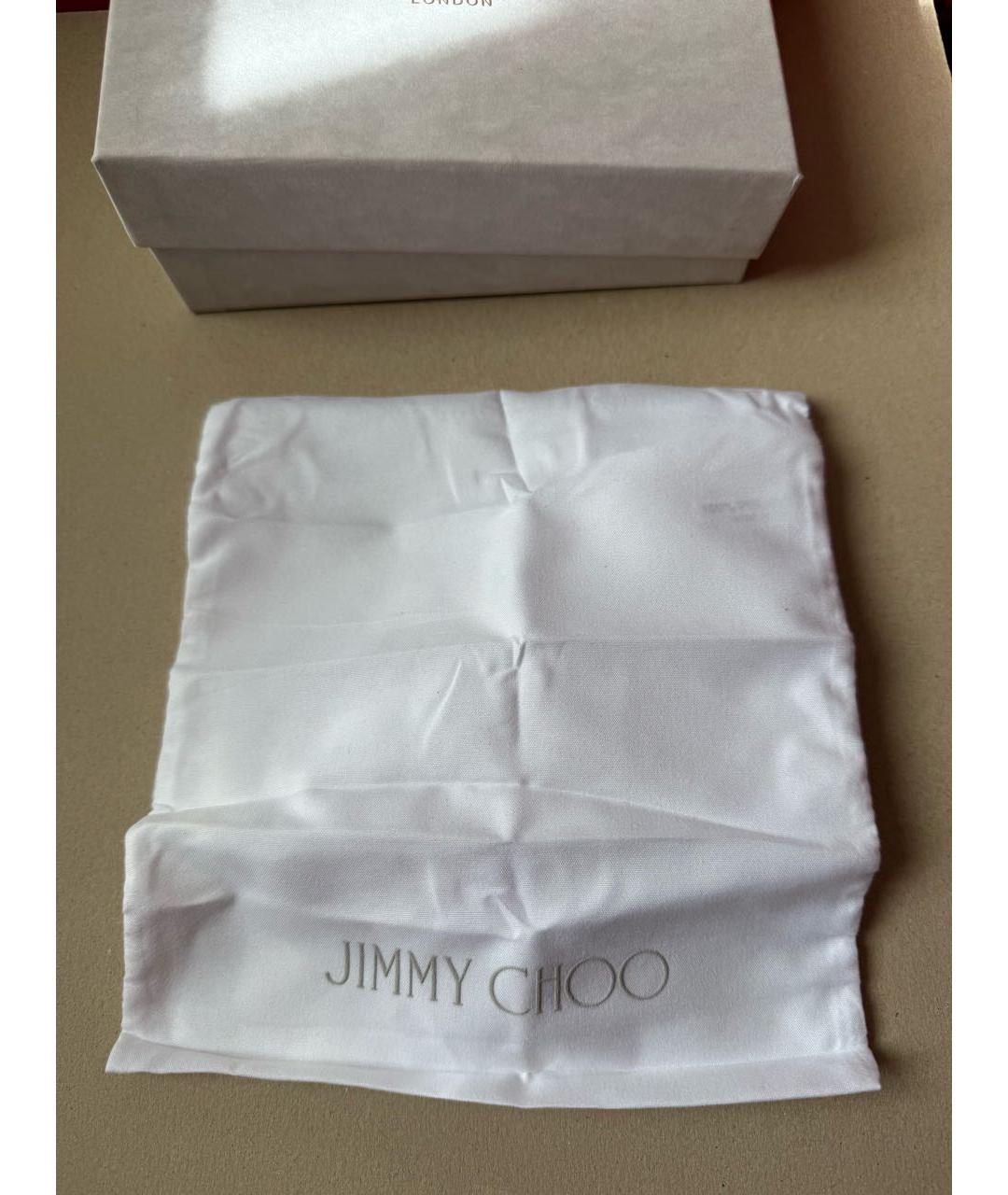 JIMMY CHOO Фуксия кошелек из экзотической кожи, фото 8
