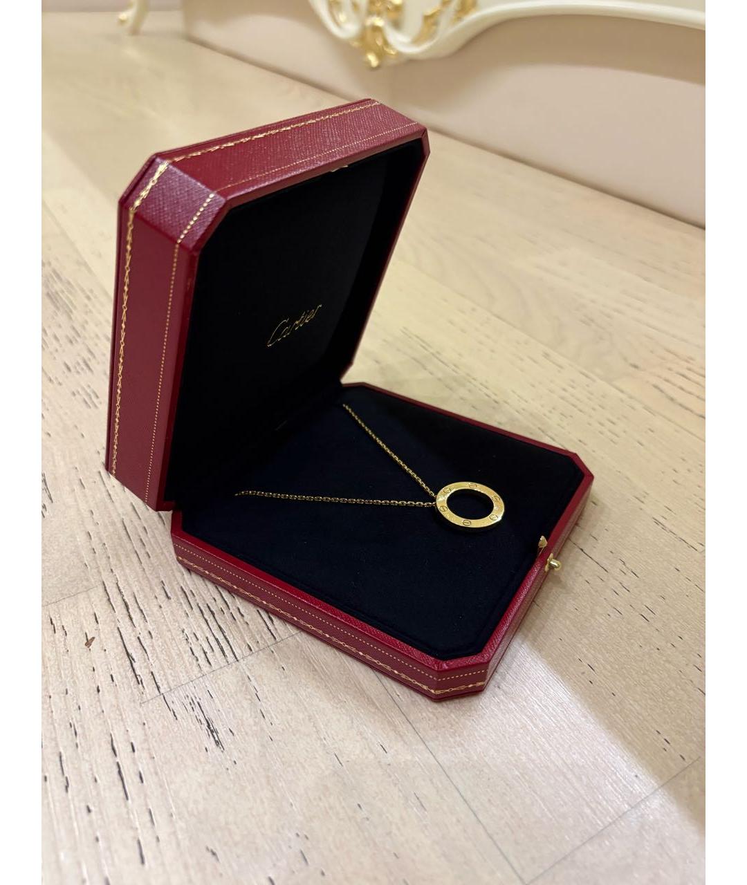 CARTIER Золотое колье из желтого золота, фото 2