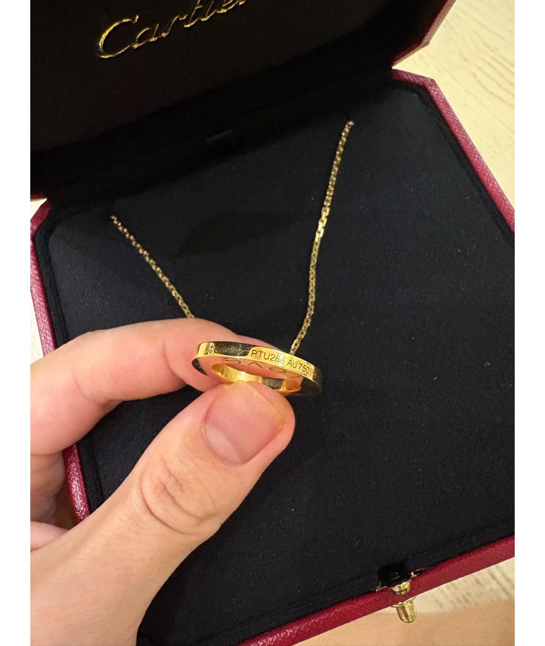 CARTIER Золотое колье из желтого золота, фото 3