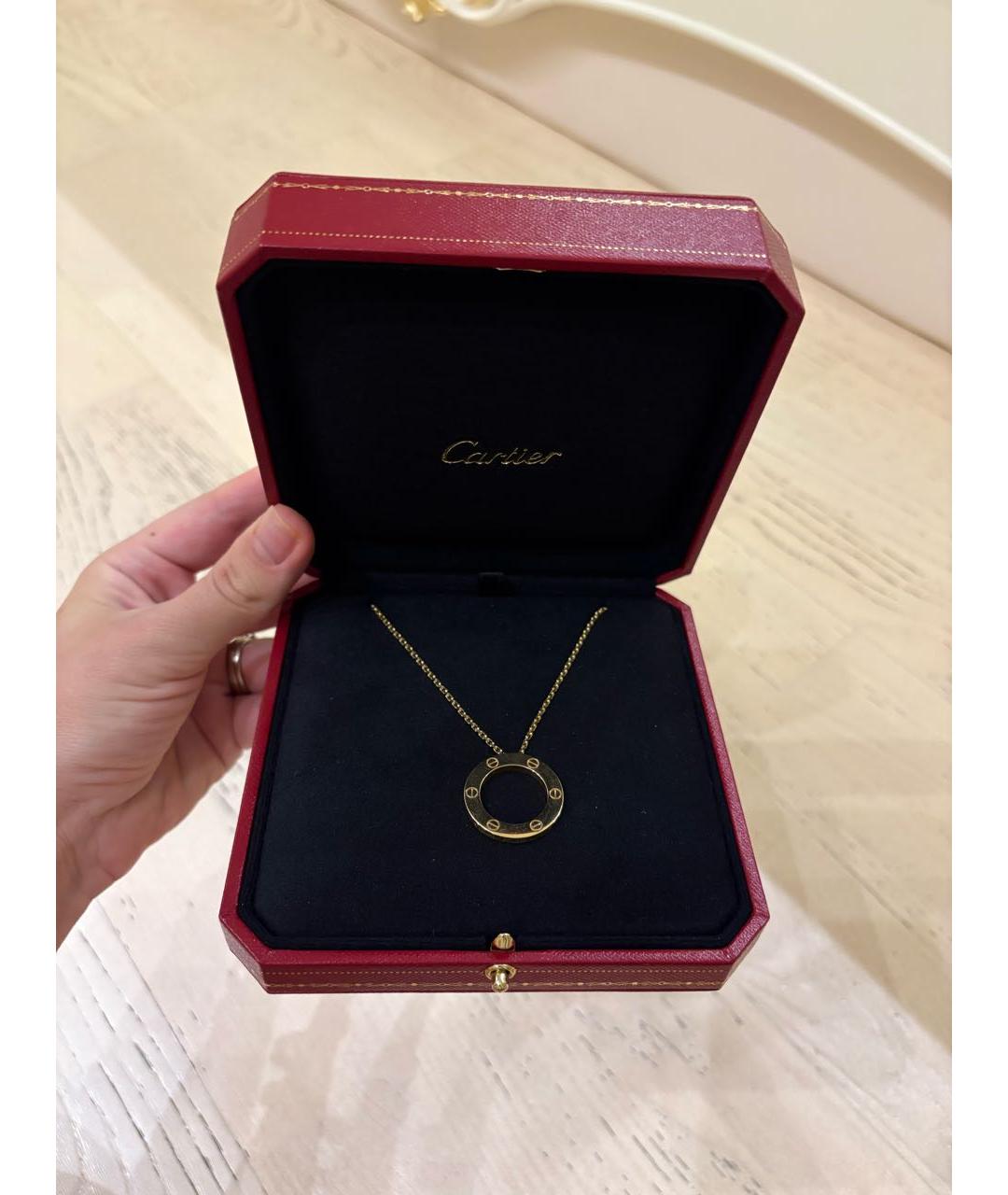 CARTIER Золотое колье из желтого золота, фото 5