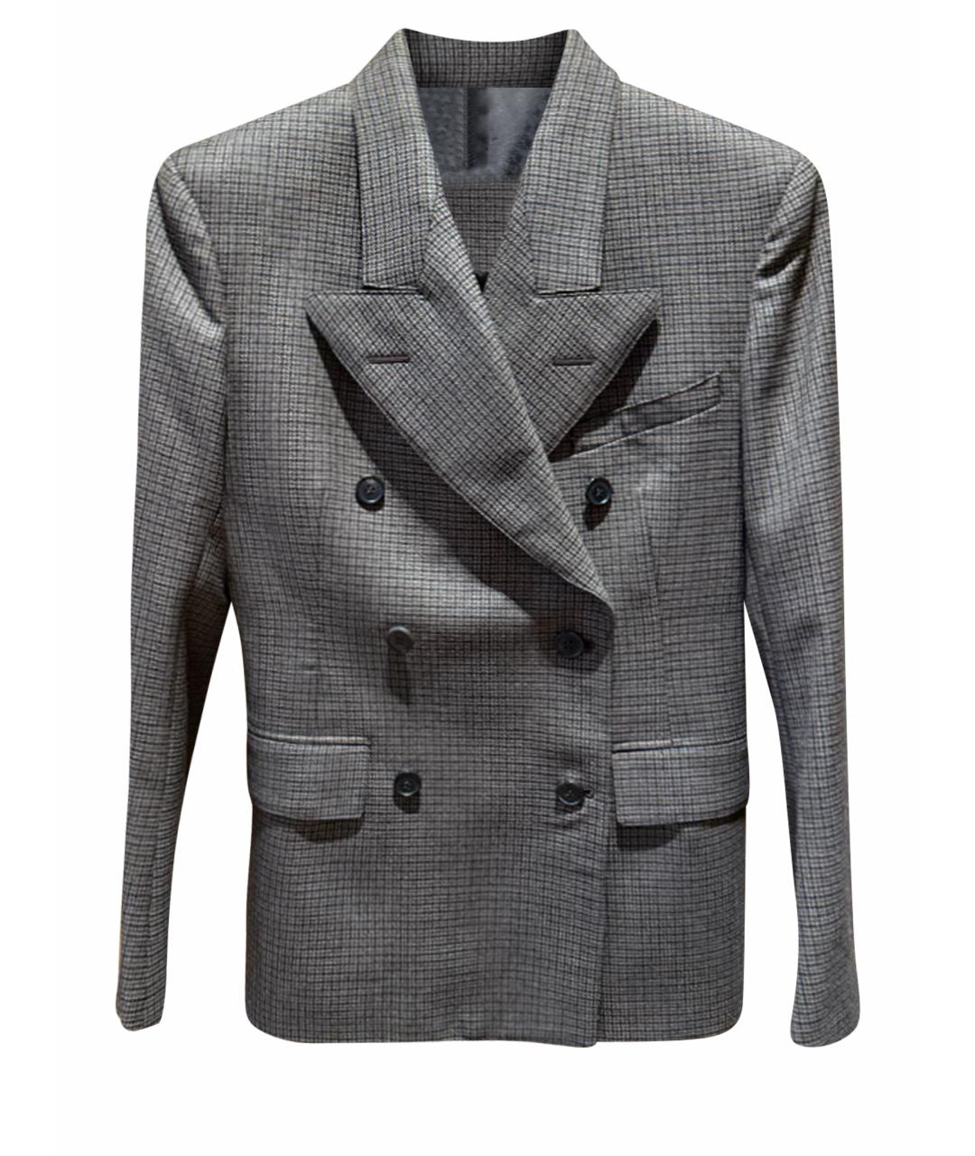 MAISON MARGIELA Коричневый шерстяной жакет/пиджак, фото 1