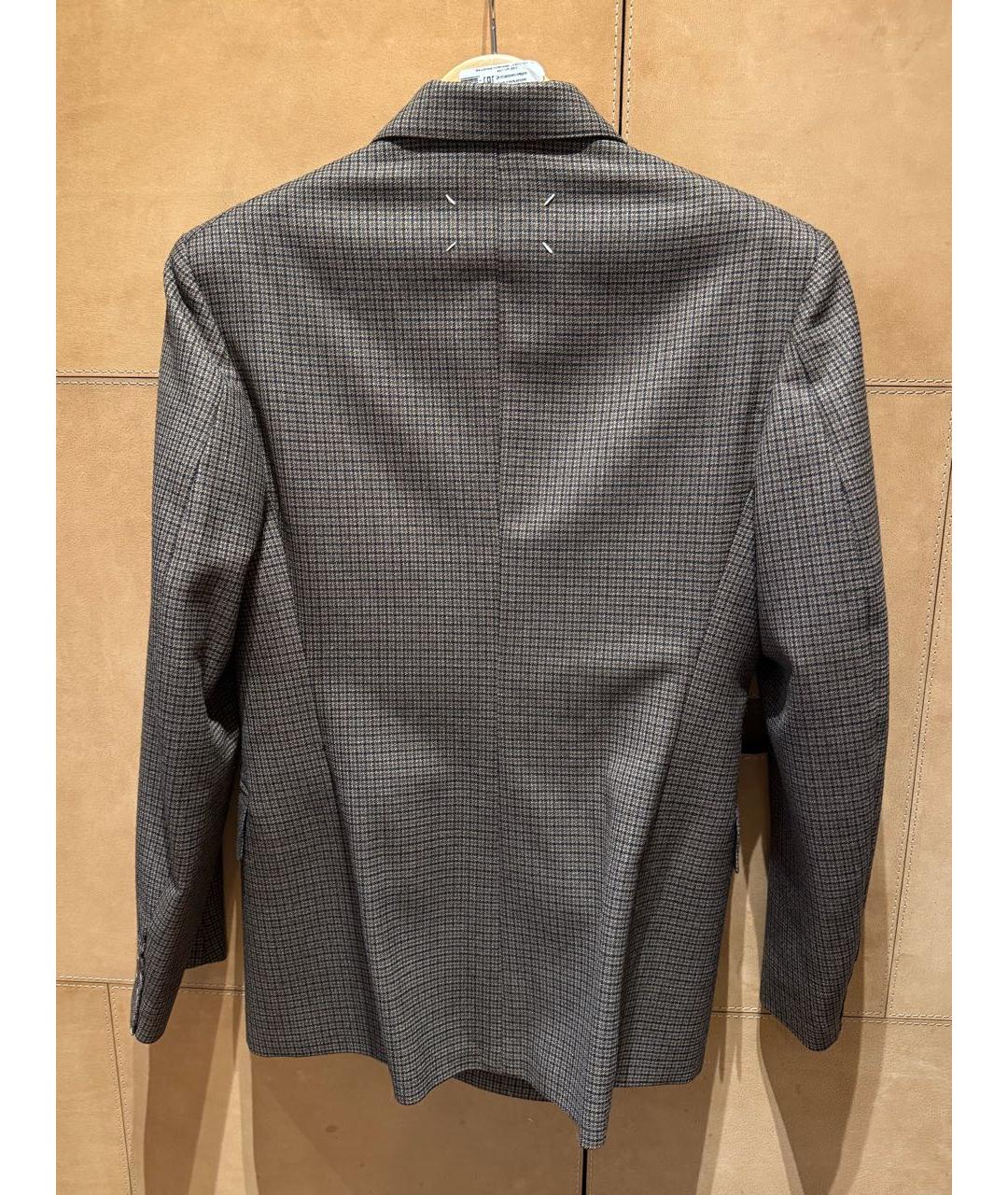 MAISON MARGIELA Коричневый шерстяной жакет/пиджак, фото 2