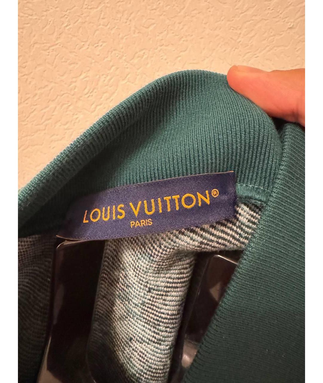 LOUIS VUITTON Бирюзовый кардиган, фото 3