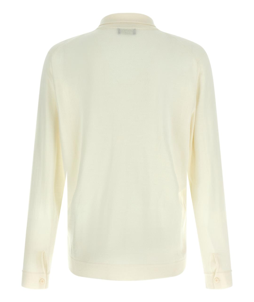 ROBERTO COLLINA Бежевый шерстяной кардиган, фото 2