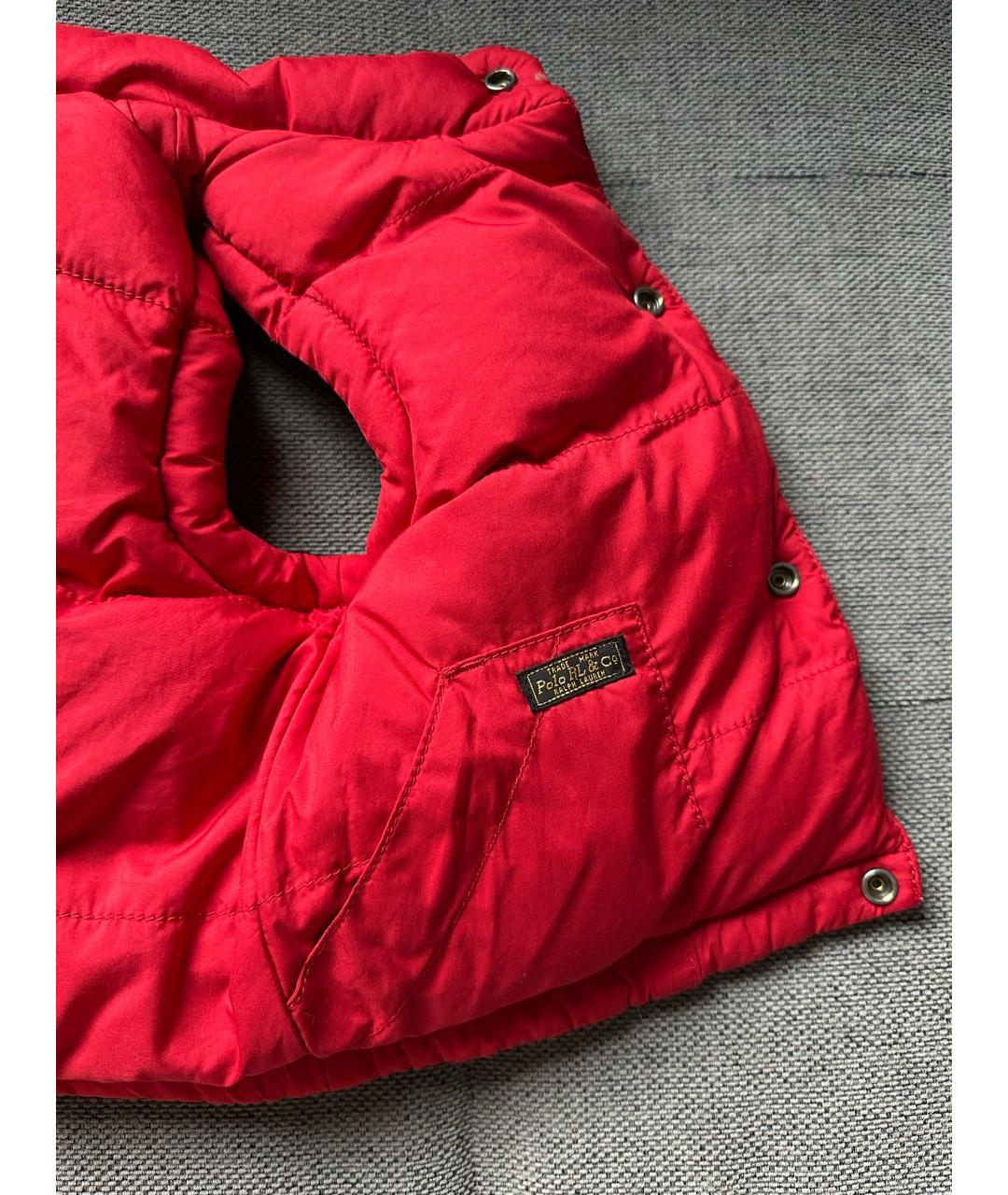 POLO RALPH LAUREN Темно-синий хлопковый жакет / жилет, фото 4