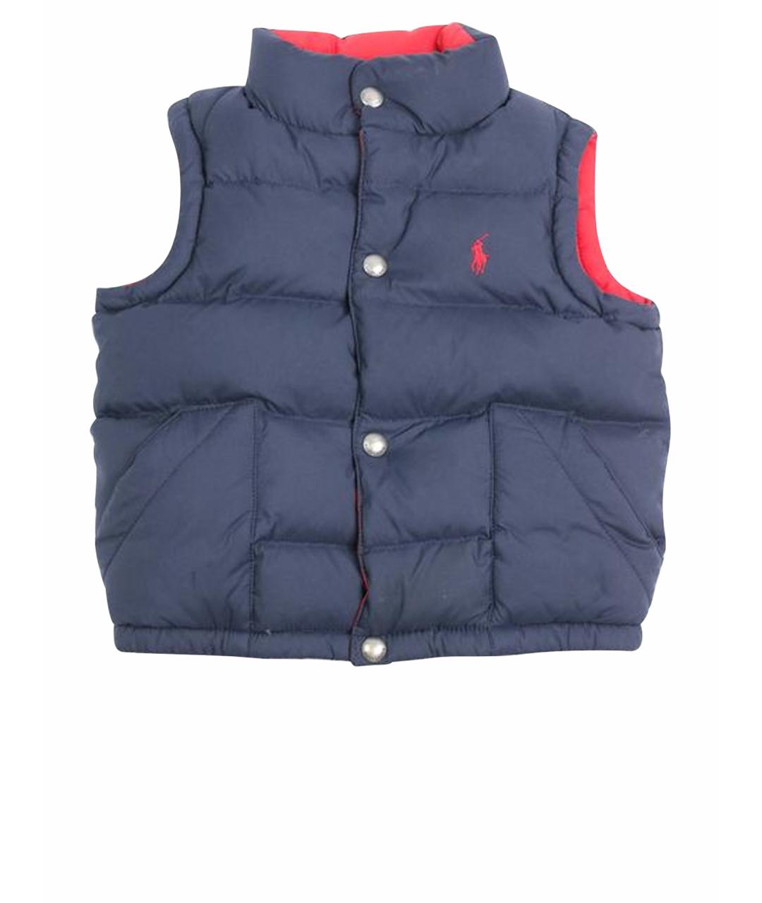 POLO RALPH LAUREN Темно-синий хлопковый жакет / жилет, фото 1