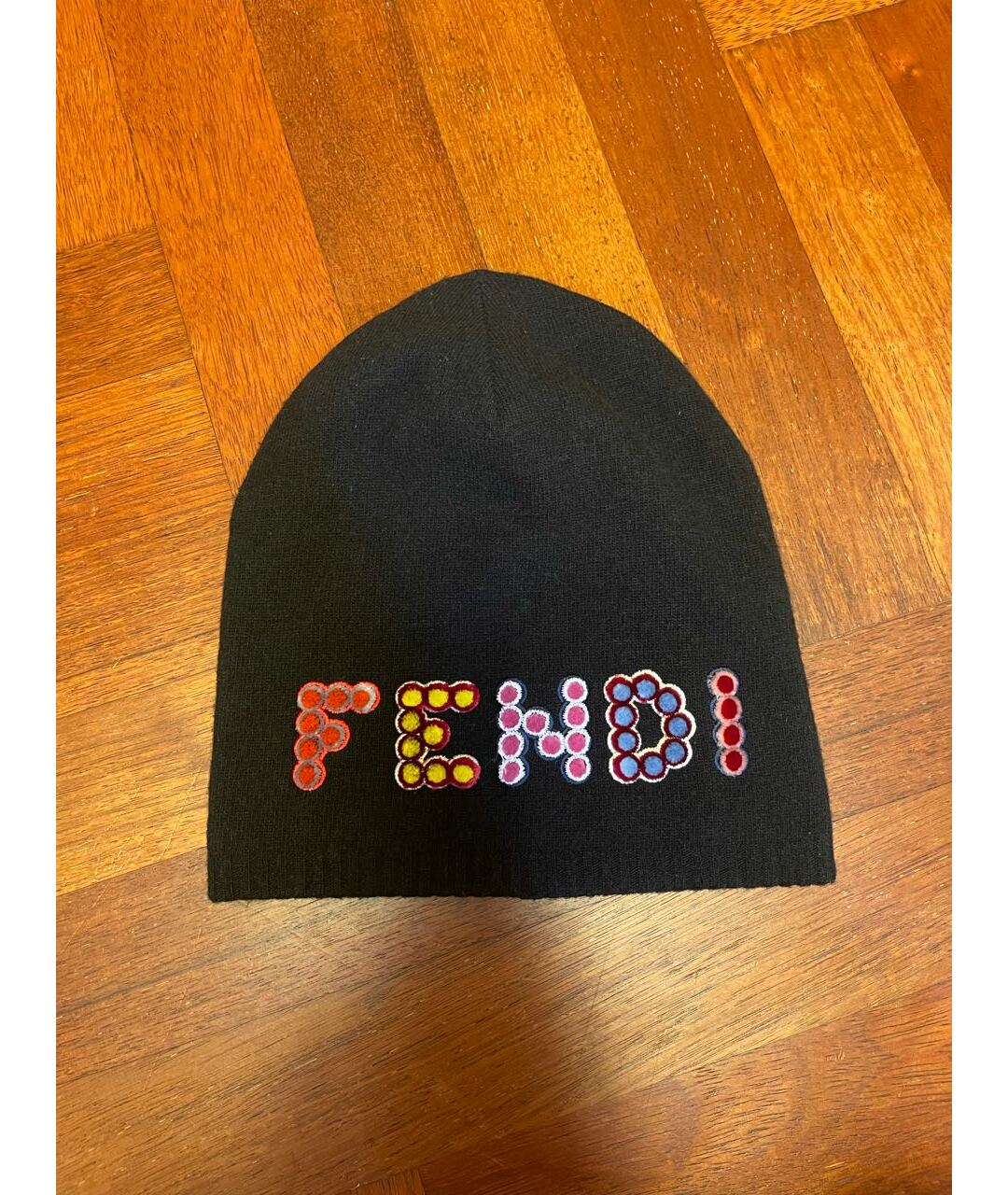 FENDI Черная шапка, фото 4