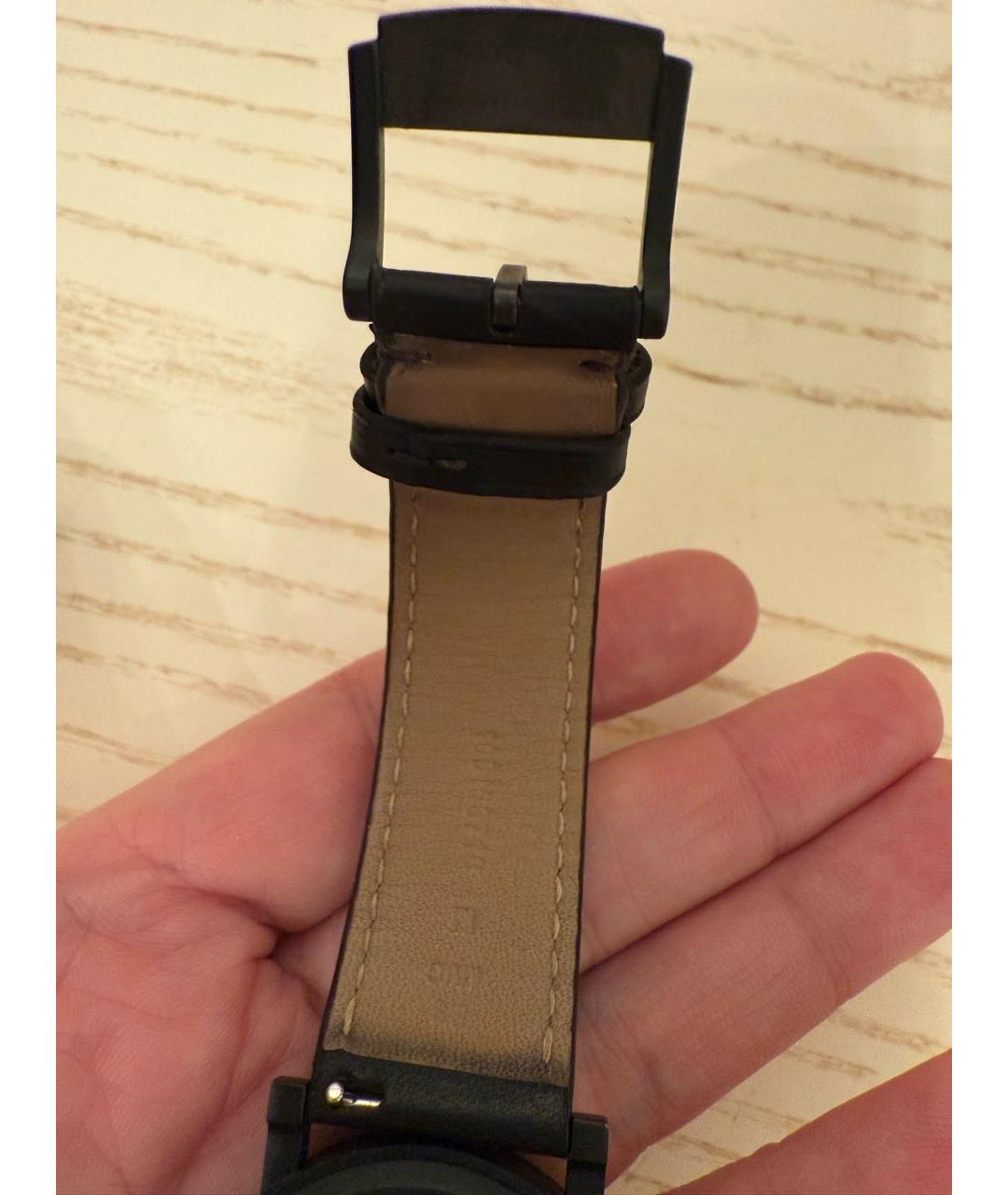BVLGARI Черные часы, фото 6