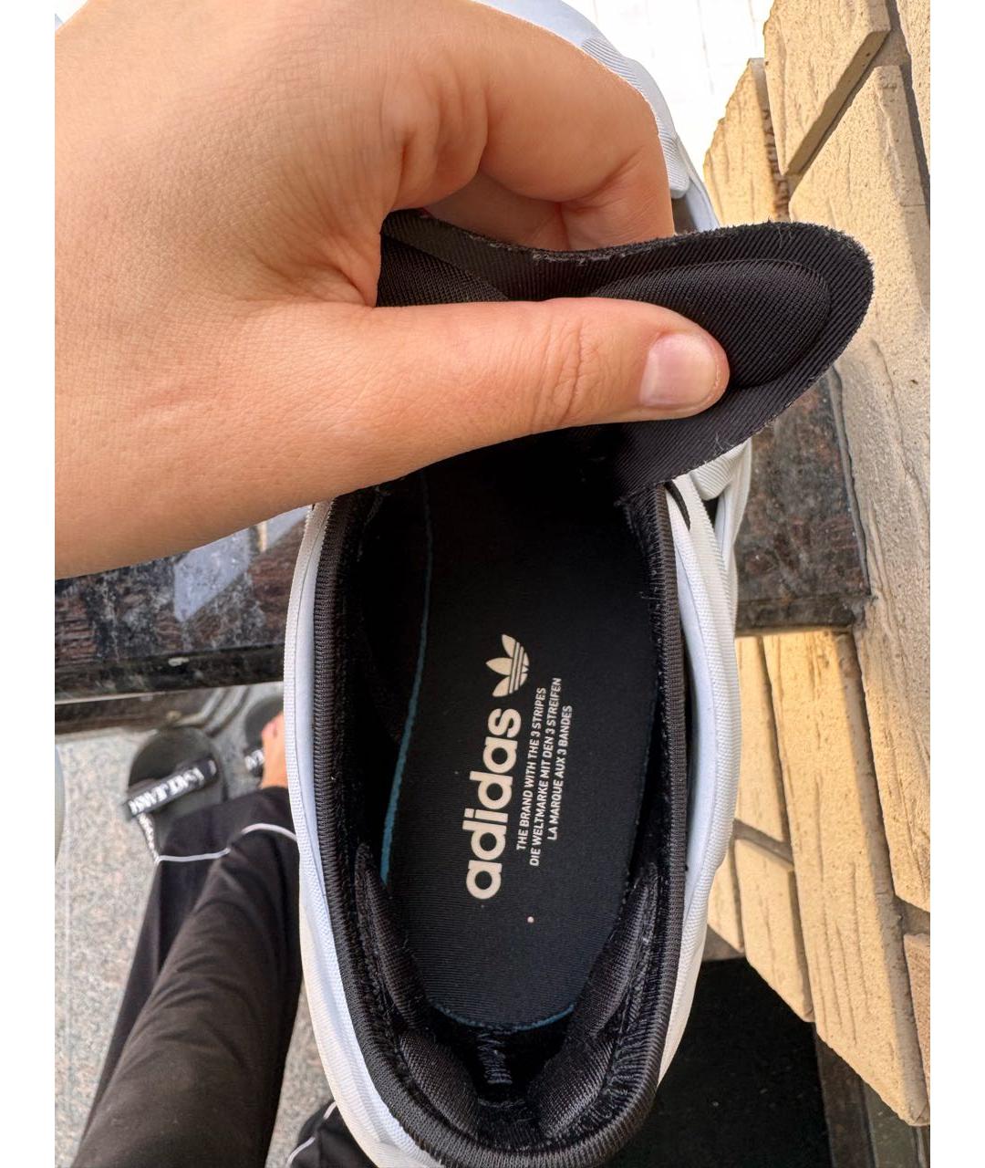 ADIDAS YEEZY Голубые резиновые кроссовки, фото 8