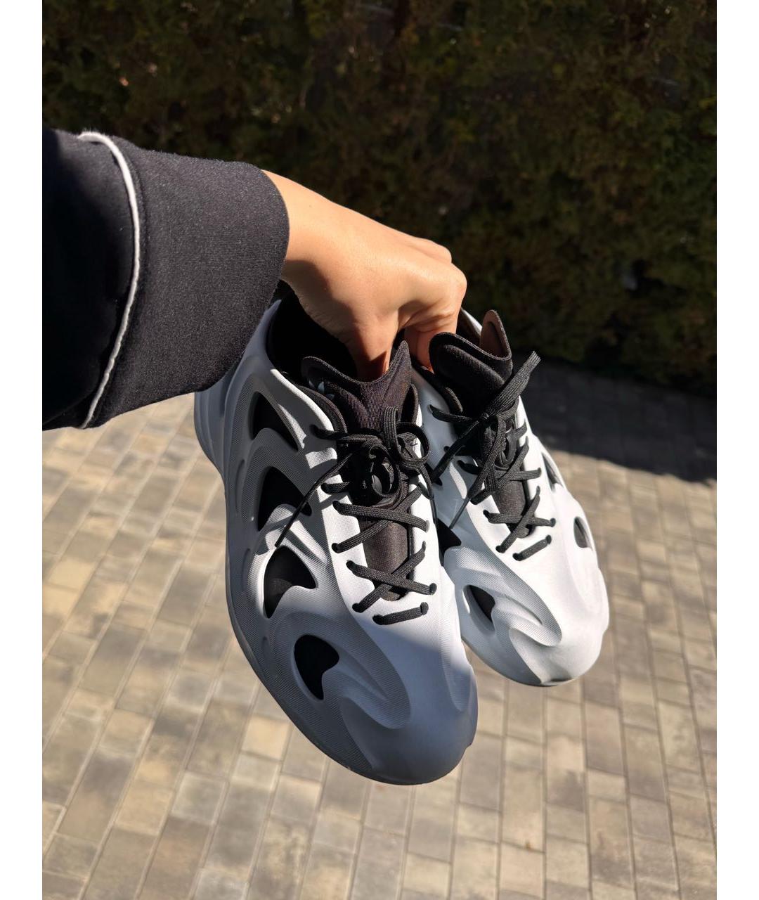 ADIDAS YEEZY Голубые резиновые кроссовки, фото 9