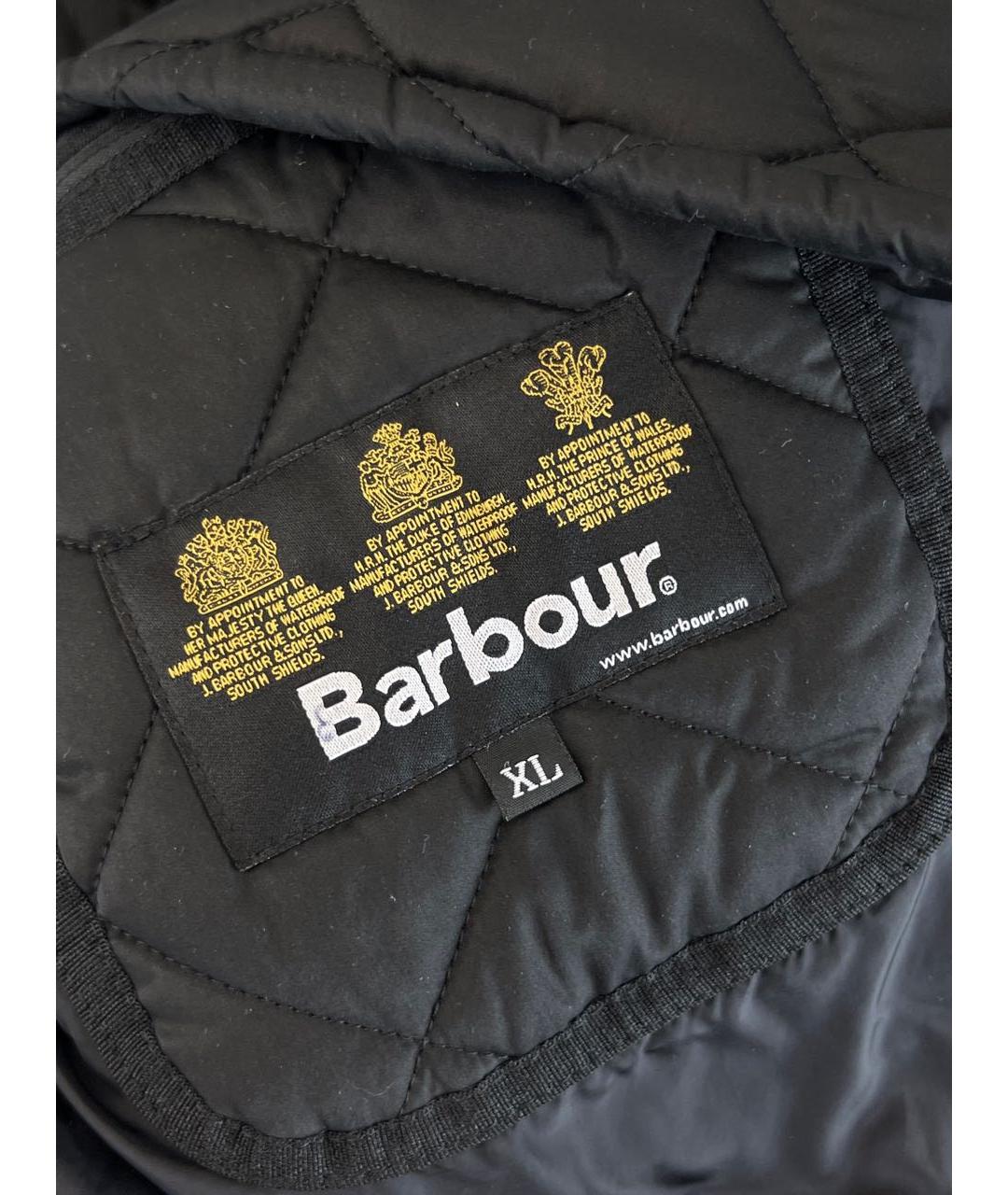BARBOUR Черная куртка, фото 2
