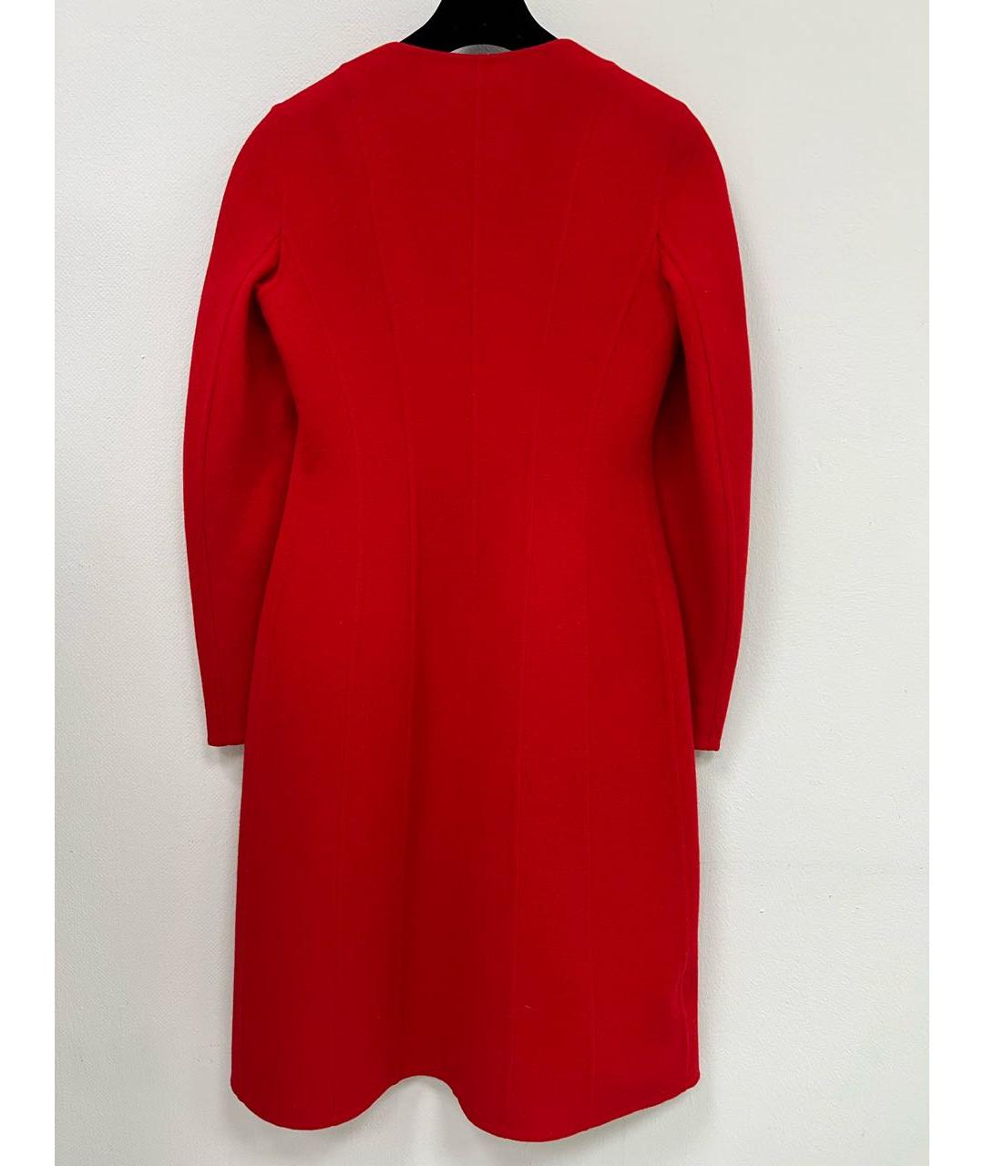 CHRISTIAN DIOR Красное шерстяное пальто, фото 2