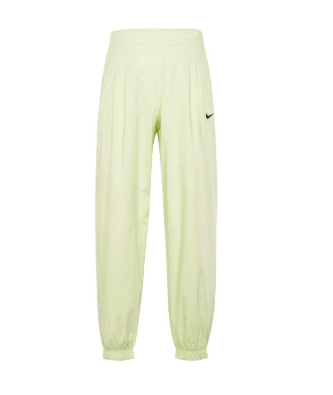 NIKE Зеленый хлопковый костюм с брюками, фото 2