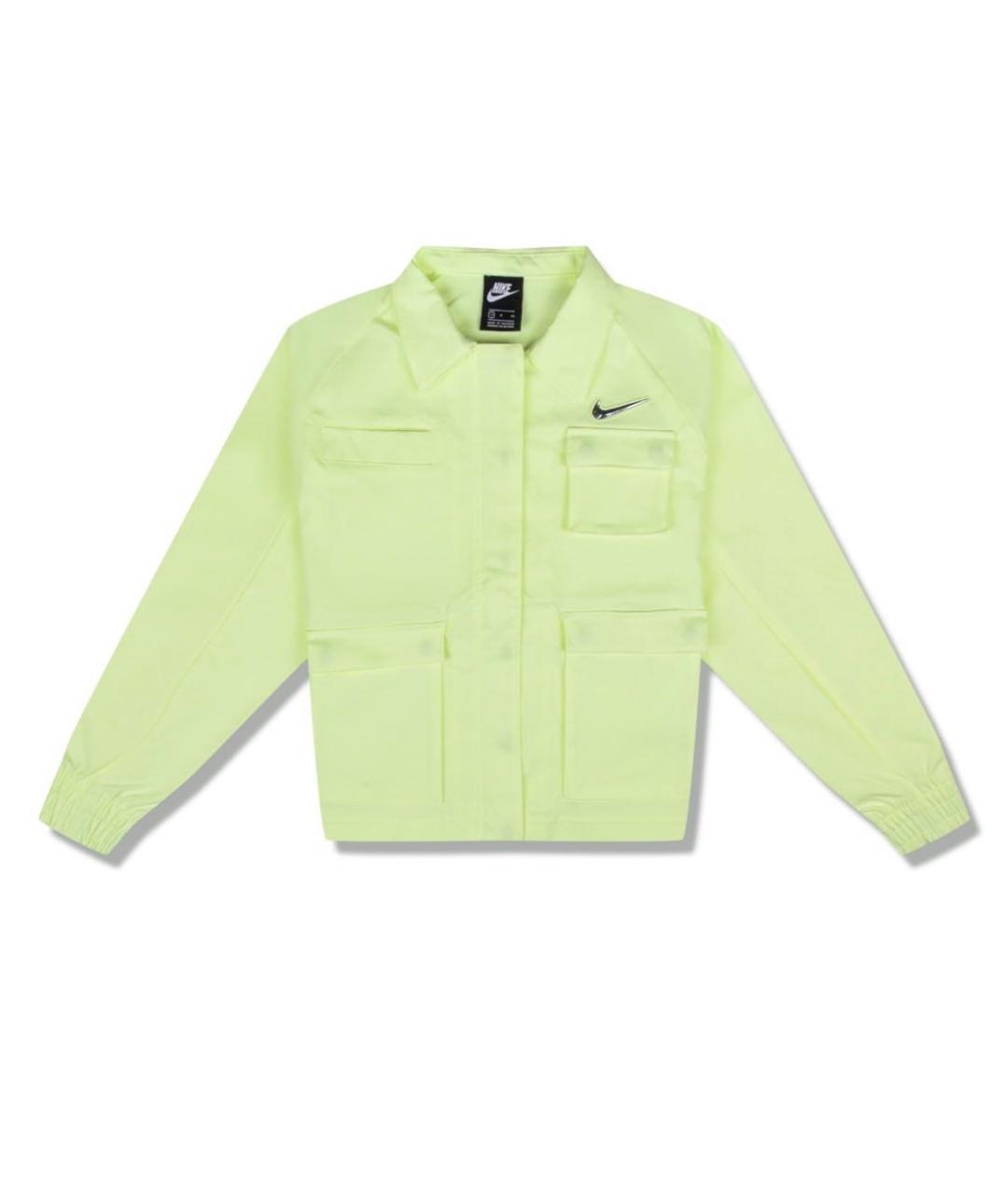NIKE Зеленый хлопковый костюм с брюками, фото 5