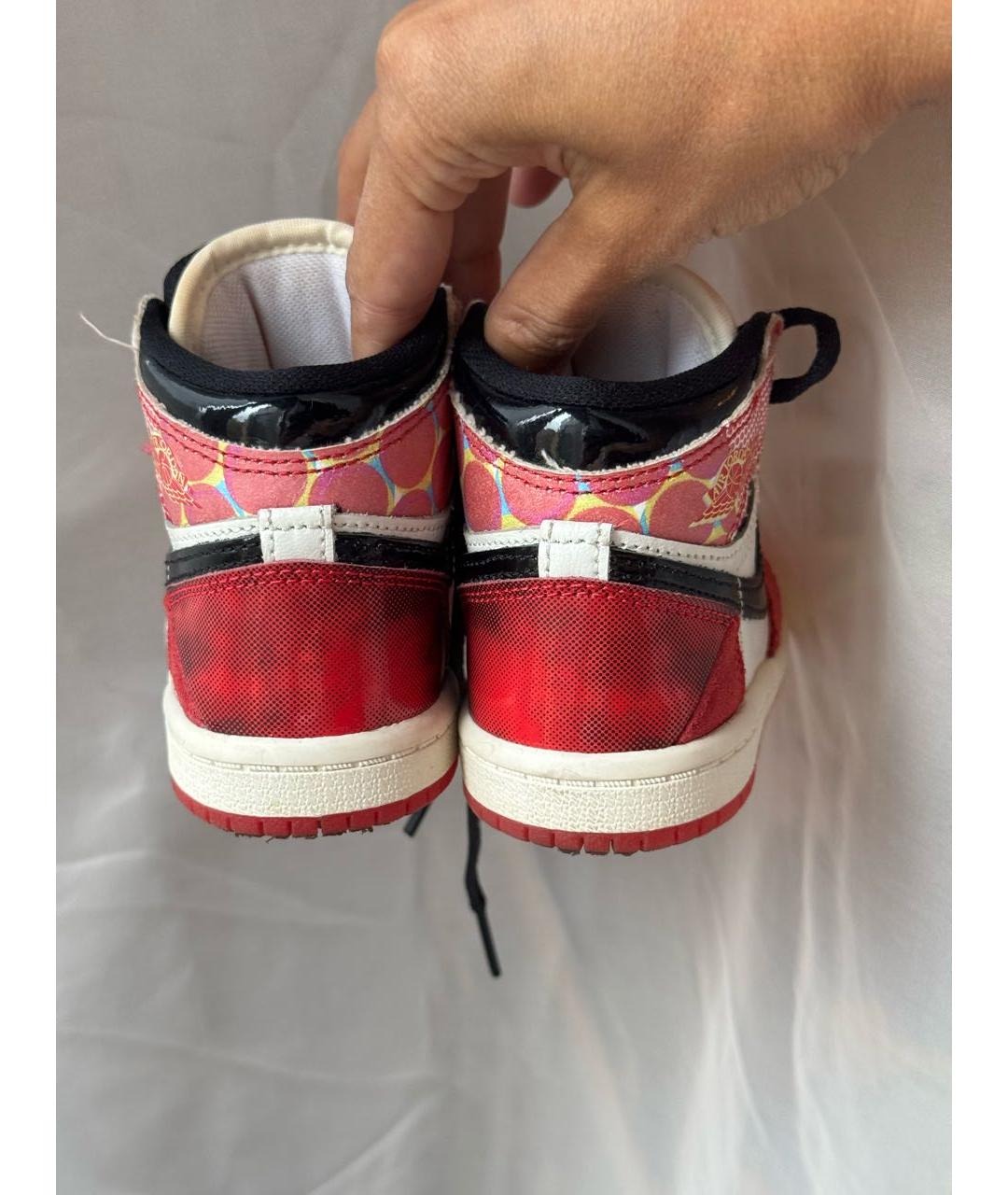 NIKE Красные кожаные кеды, фото 4