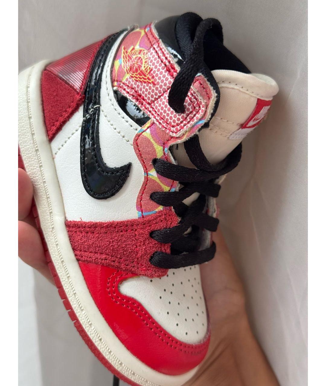 NIKE Красные кожаные кеды, фото 2