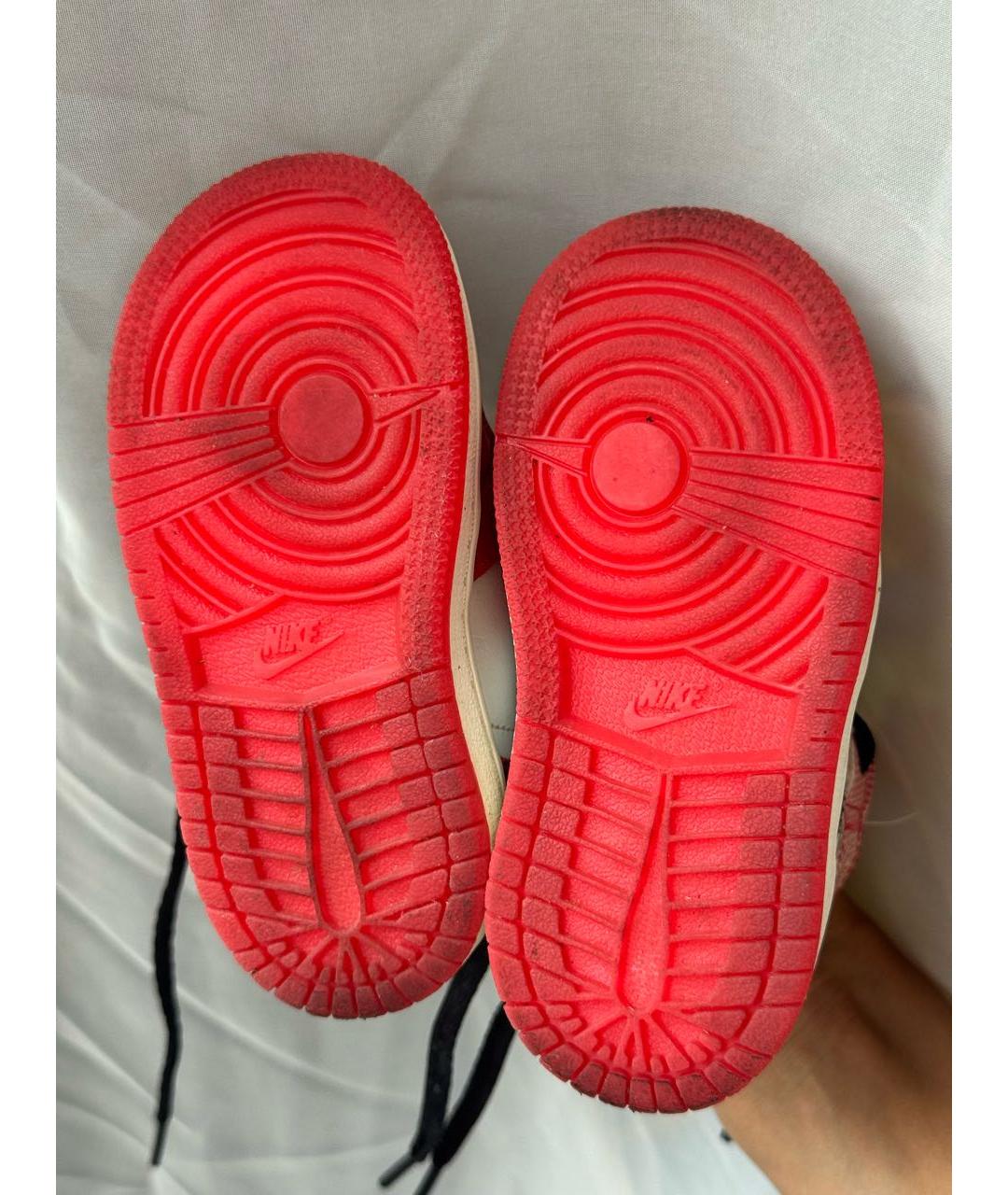 NIKE Красные кожаные кеды, фото 7