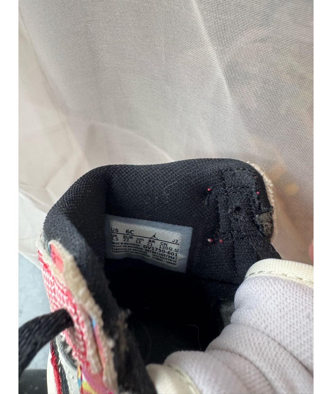 NIKE Красные кожаные кеды, фото 5