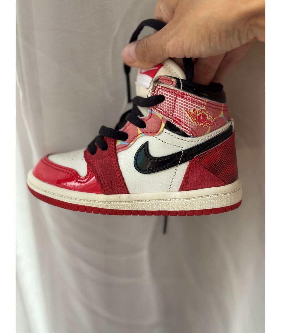 NIKE Красные кожаные кеды, фото 8