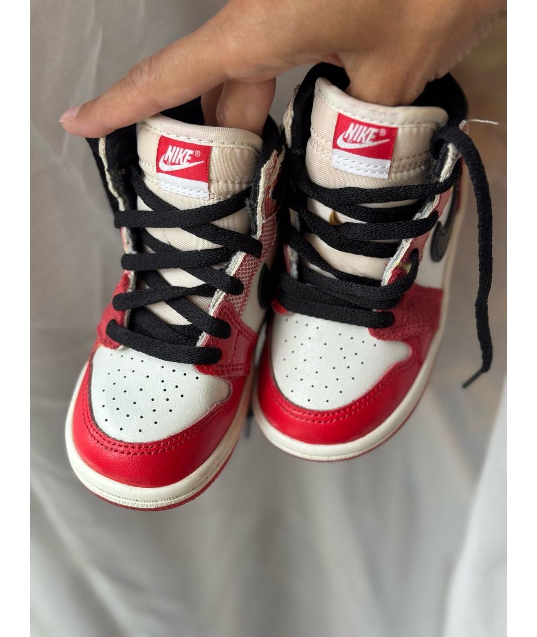 NIKE Красные кожаные кеды, фото 3