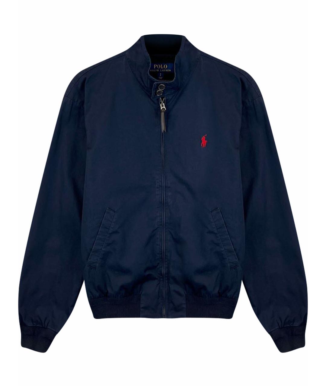 POLO RALPH LAUREN Темно-синяя хлопковая куртка, фото 1