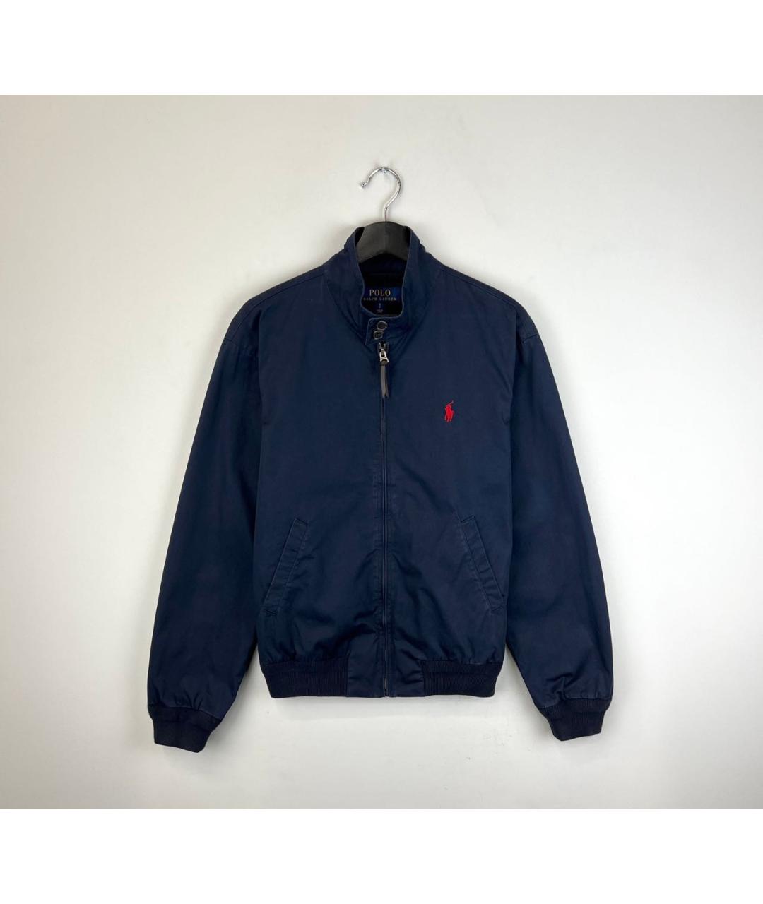 POLO RALPH LAUREN Темно-синяя хлопковая куртка, фото 7